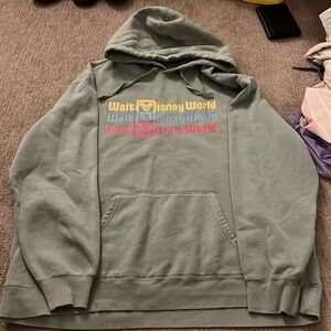 Disney Parks WDW Green 90s Inspired Hoodie